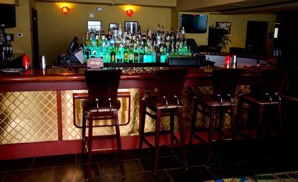 Copper cladding – really shines at this bar face