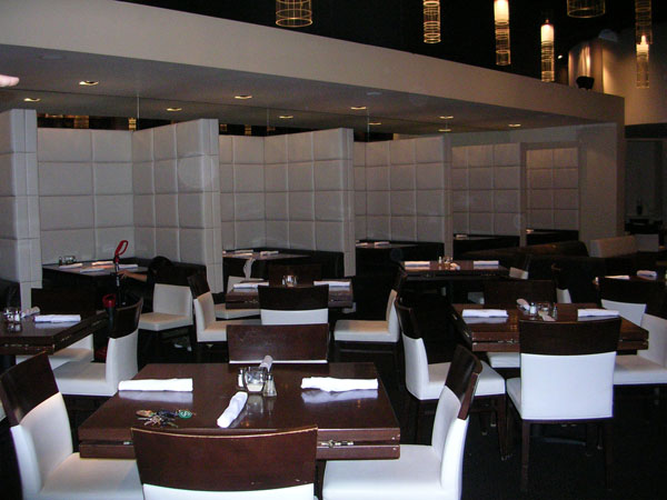 Alcove style booths make things cozy